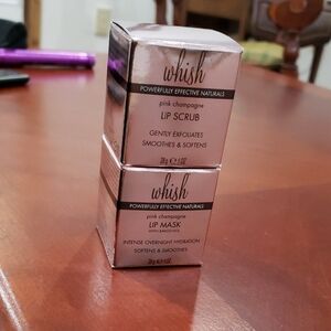Whish Pink Champagne Lip Scrub and Mask Set